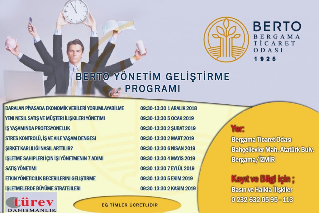 Berto Yönetim Geliştirme Programı Başlıyor