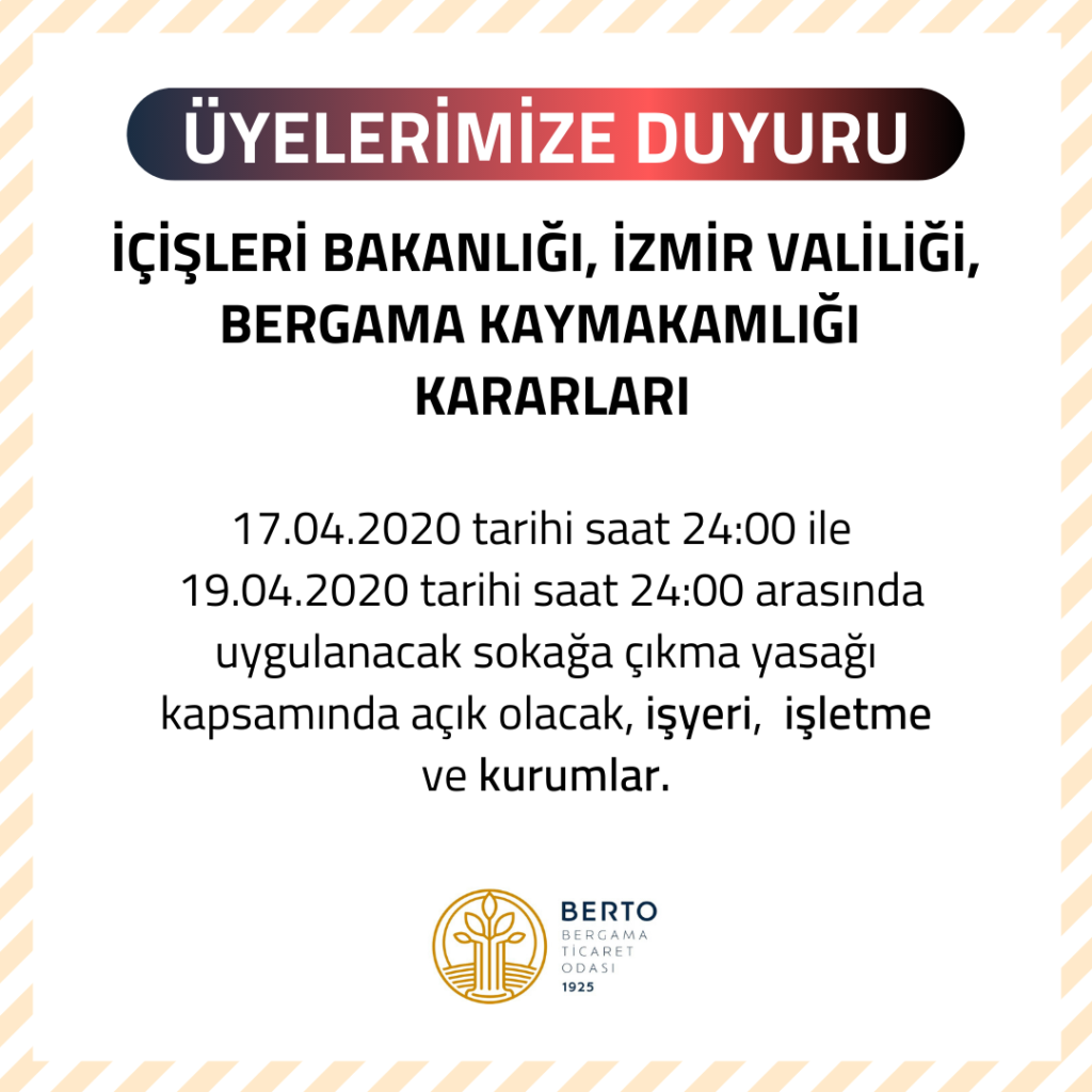 İLÇE HIFZISIHHA KURULU KARARLARI