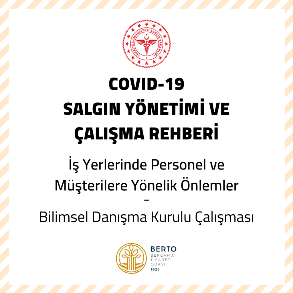 COVID-19 SALGIN YÖNETİMİ VE ÇALIŞMA REHBERİ