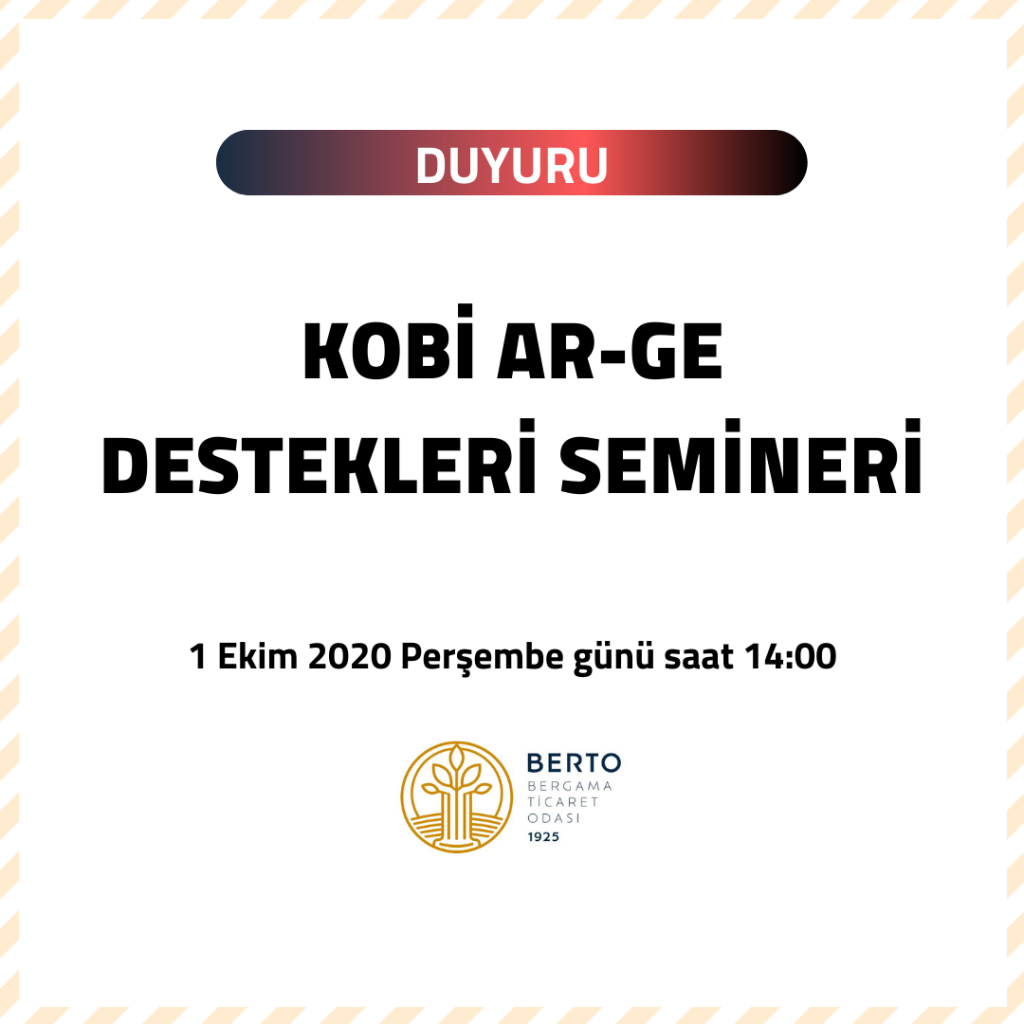 KOBİ AR-GE DESTEKLERİ SEMİNERİ