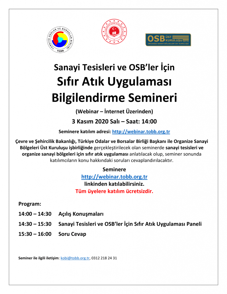 SIFIR ATIK UYGULAMASI SEMİNERİ