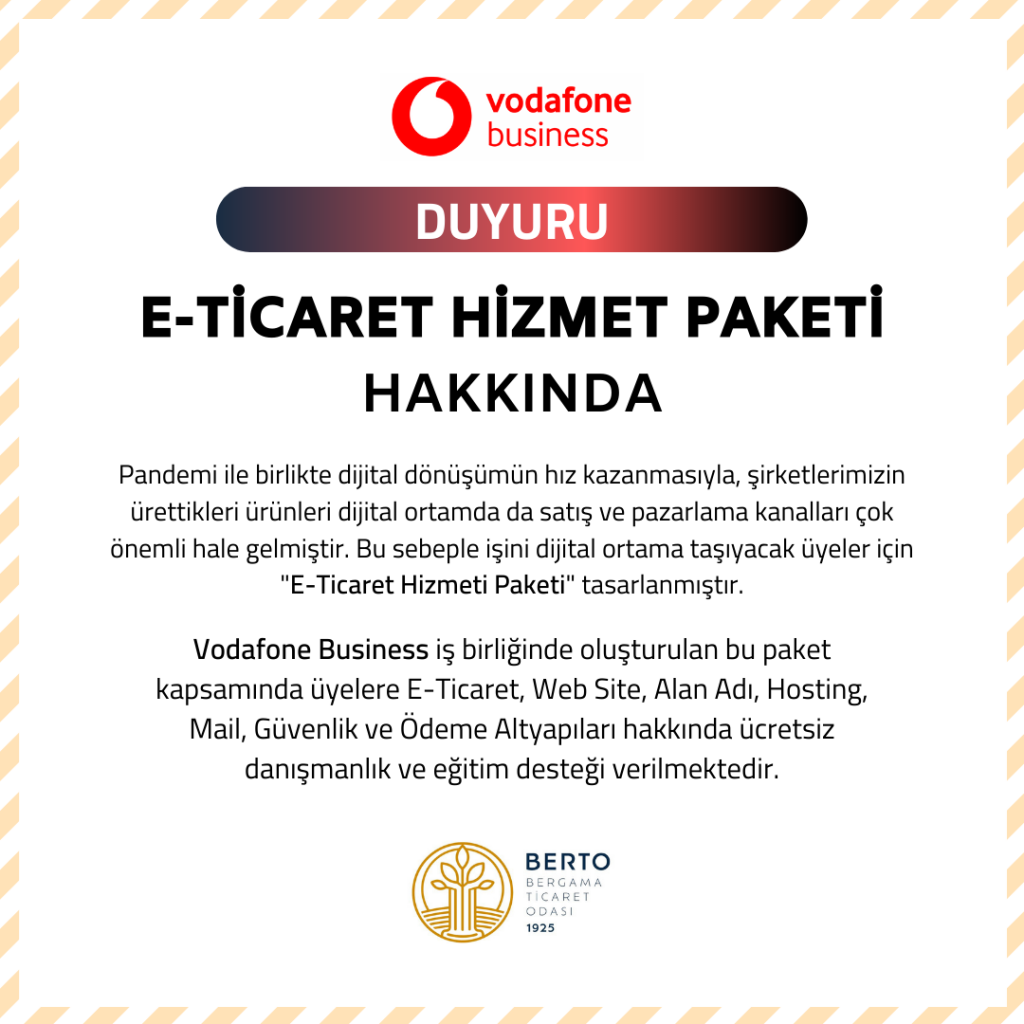 E-TİCARET HİZMET PAKETİ HAKKINDA