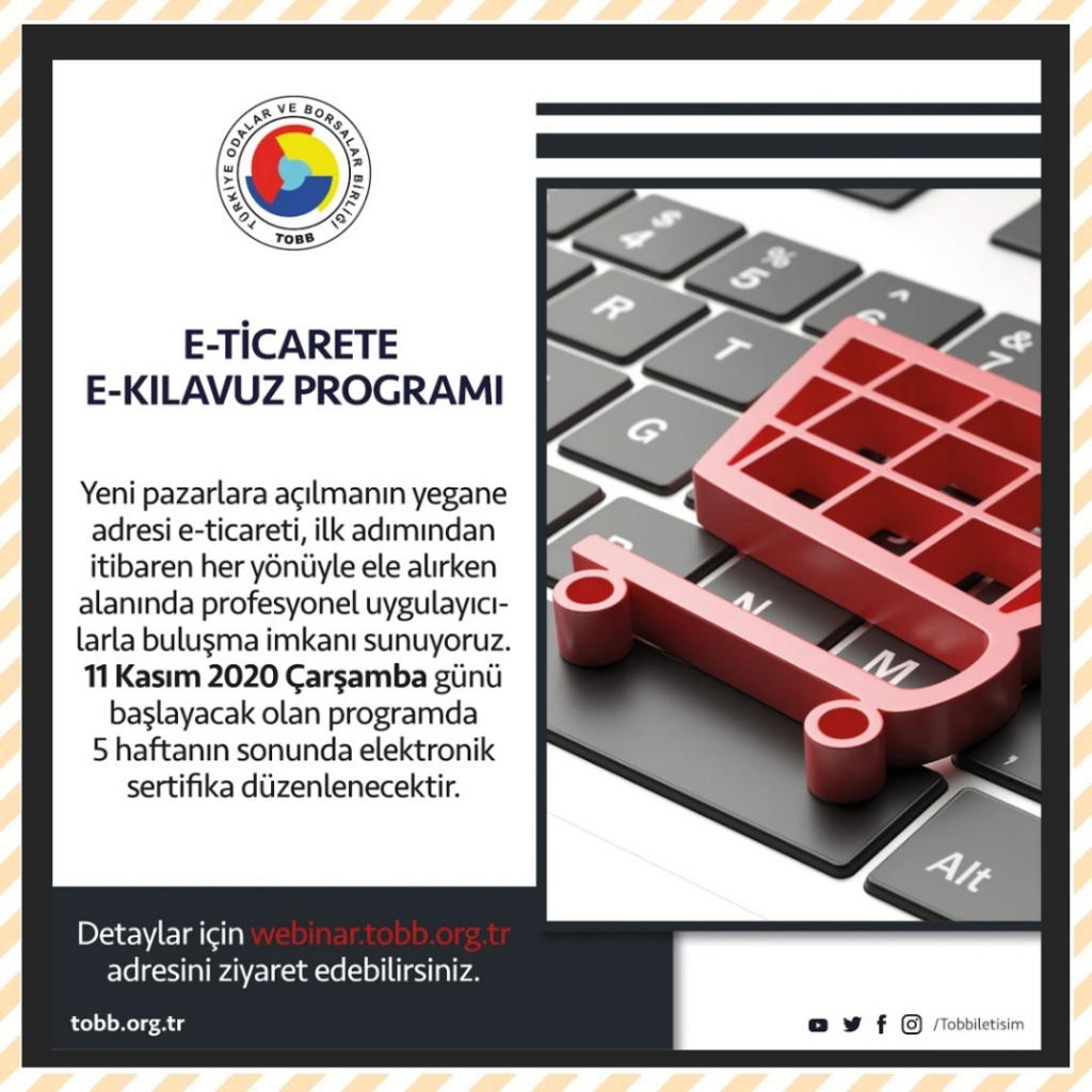 E-TİCARETE E-KILAVUZ EĞİTİM PROGRAMI