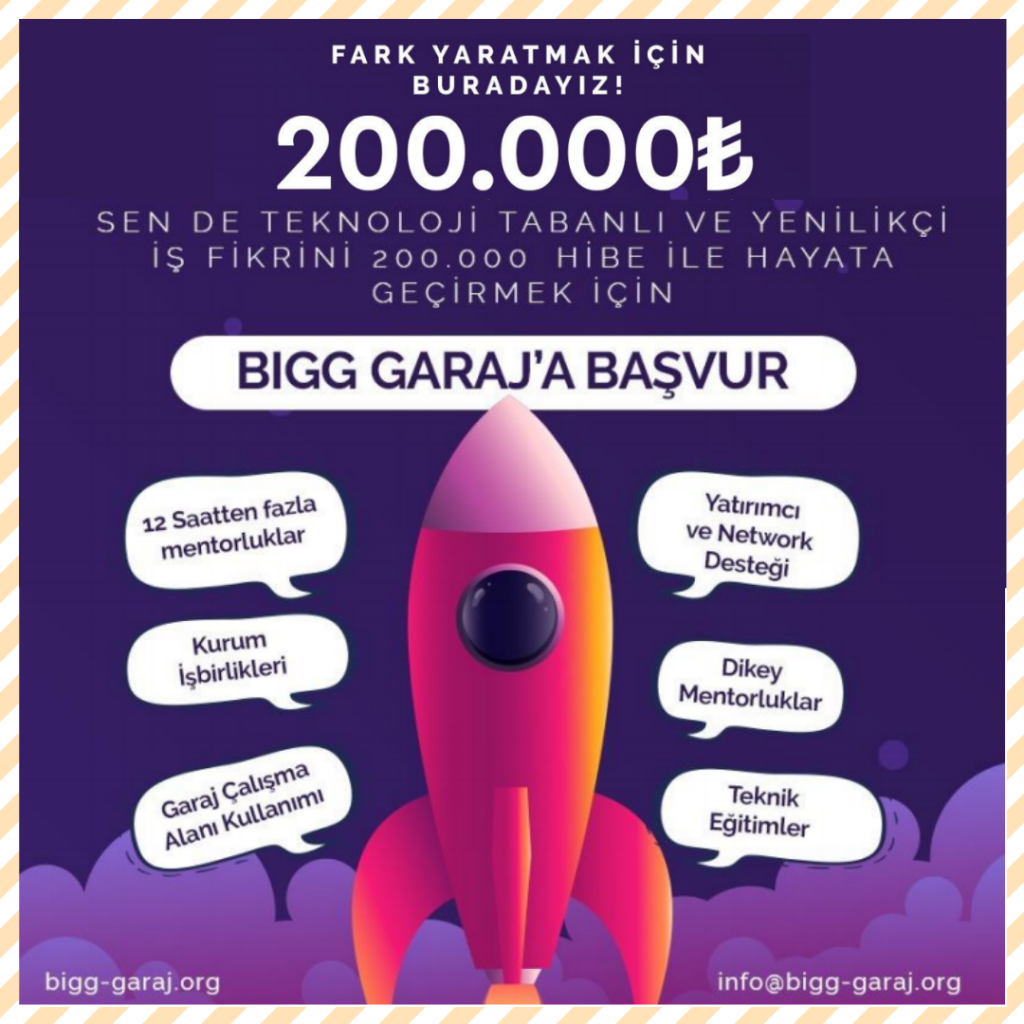 Bigg Garaj Hibe Programı İş Fikri Başvuruları Başladı!