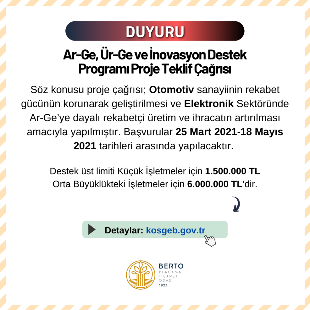 2021-01 Proje Teklif Çağrısı