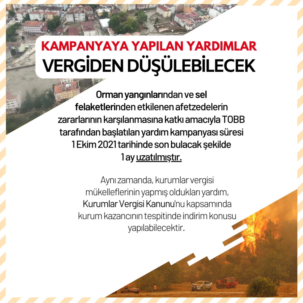 YARDIMLAR VERGİDEN DÜŞÜLEBİLECEK