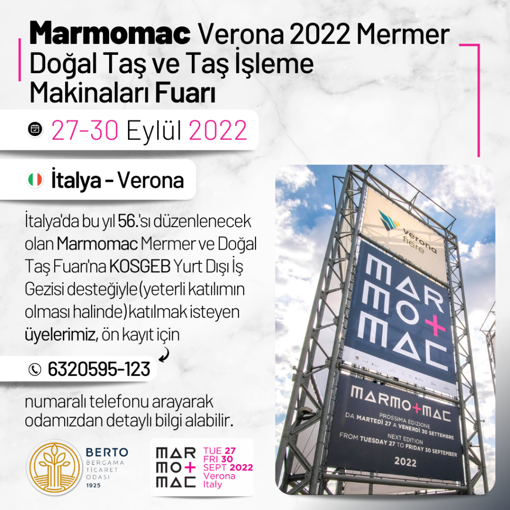 Marmomac Mermer ve Doğal Taş Fuarı (2022)